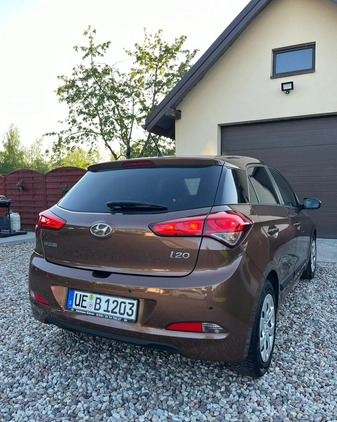 Hyundai i20 cena 42900 przebieg: 18000, rok produkcji 2015 z Pisz małe 407
